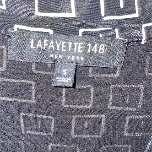 Lafayette 148 New York Black 90s Maxi Button Front Dress Size Small - Picture 6 of 7
